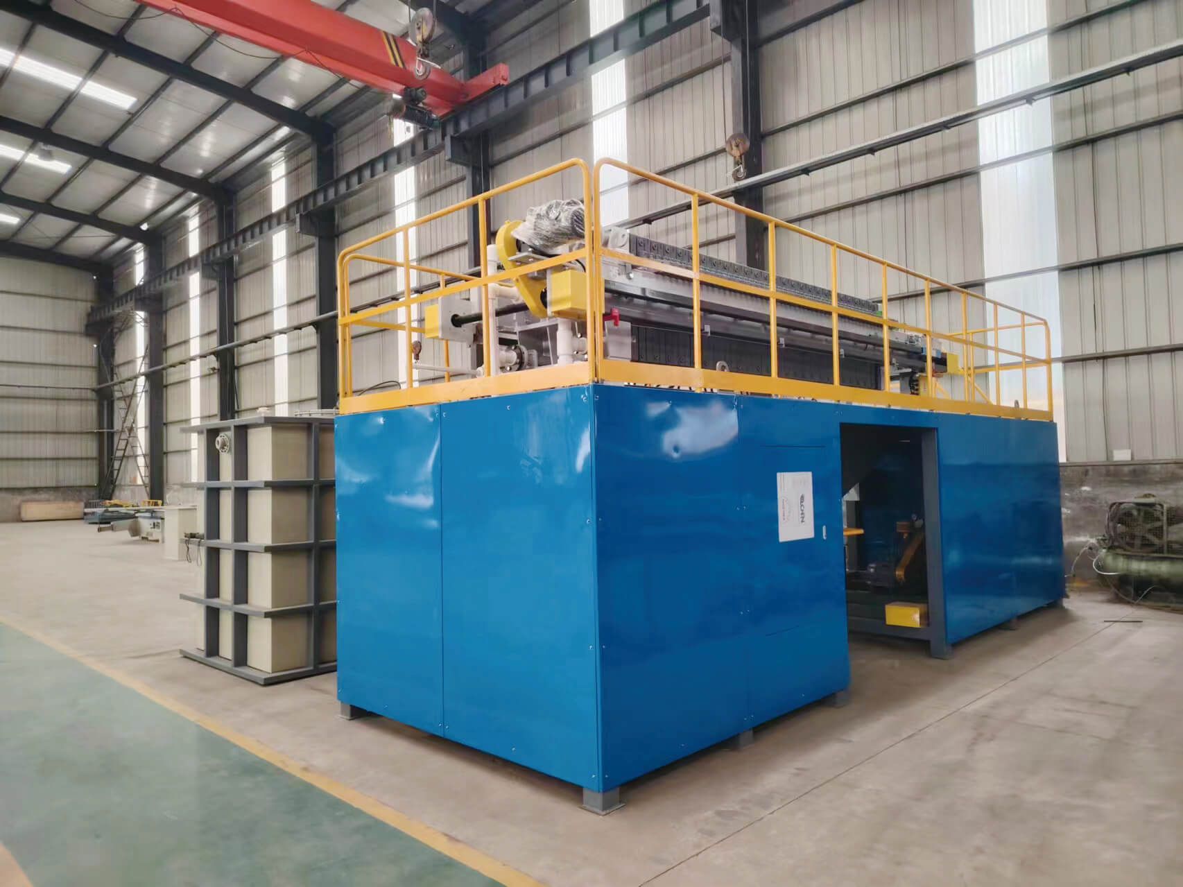 護(hù)攔板吹鍍生產(chǎn)線 護(hù)攔板吹鍍生產(chǎn)線